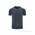 Camiseta de camiseta de homens de verão 100% de algodão